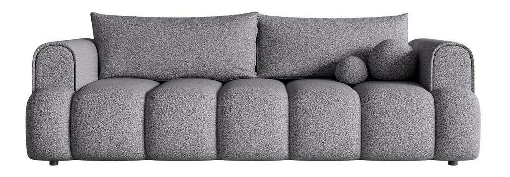 Pohovka trojsedačka Didier (sivá + čierna)