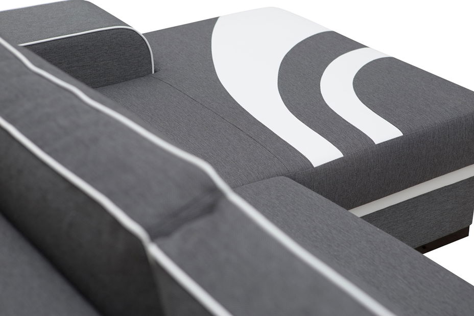 Colțar Foster (Negru + Alb) (D)