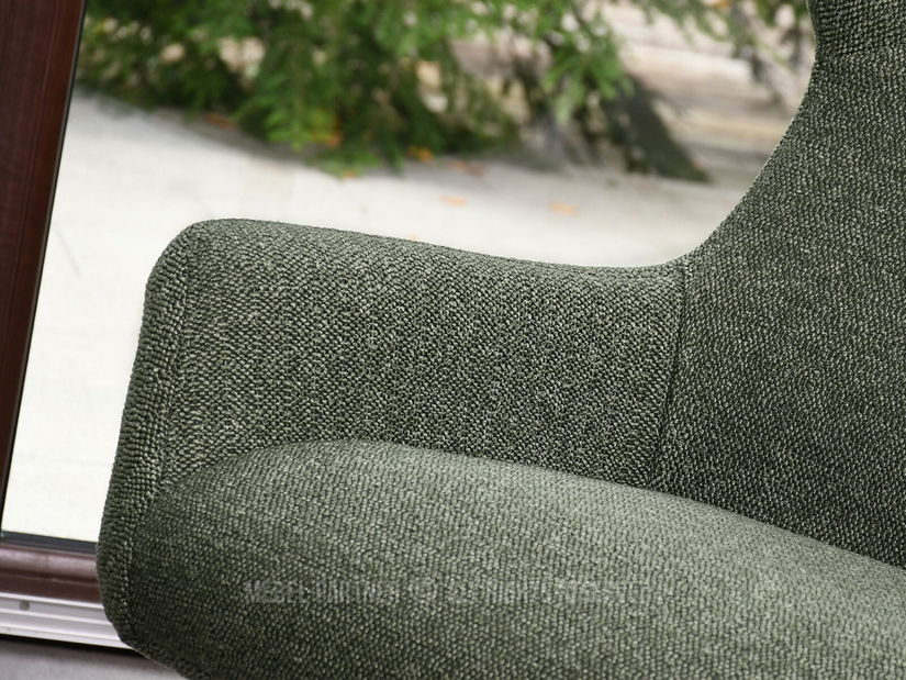 Fotel Irma (zöld + grafit)