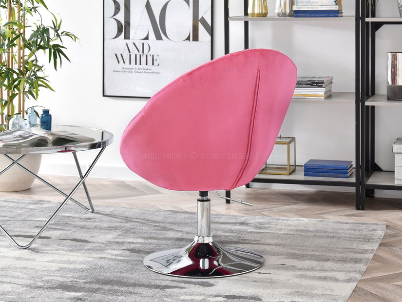Fotoliu Lush 3 (roz + negru)