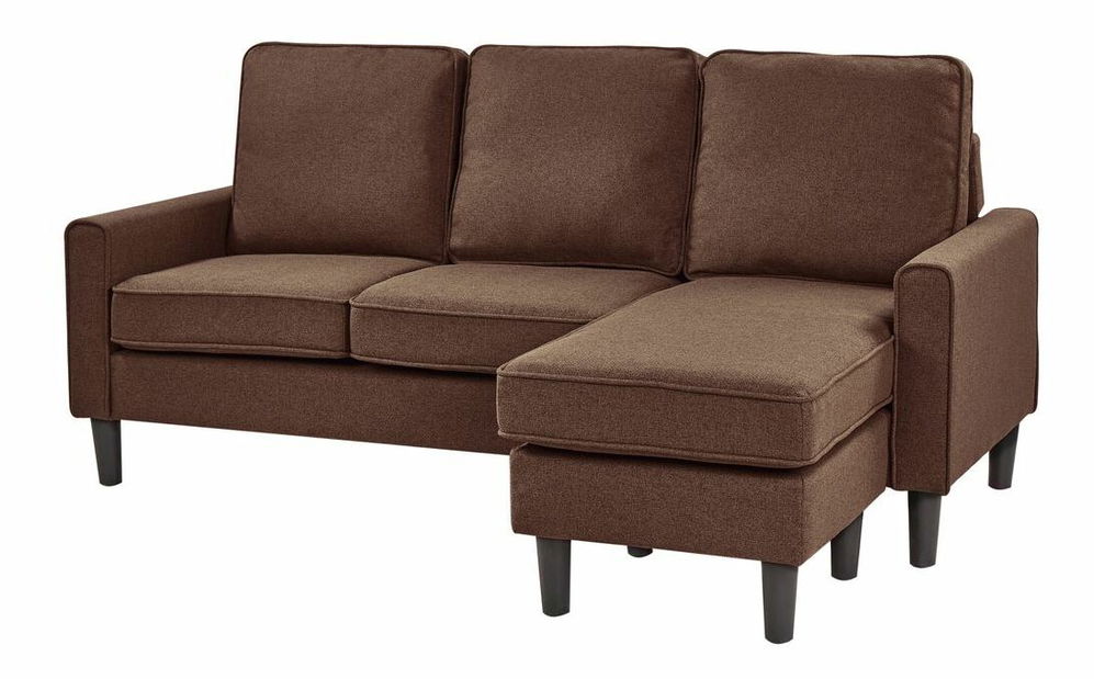 Canapea 3 locuri Arran (maro) (cu taburete) 