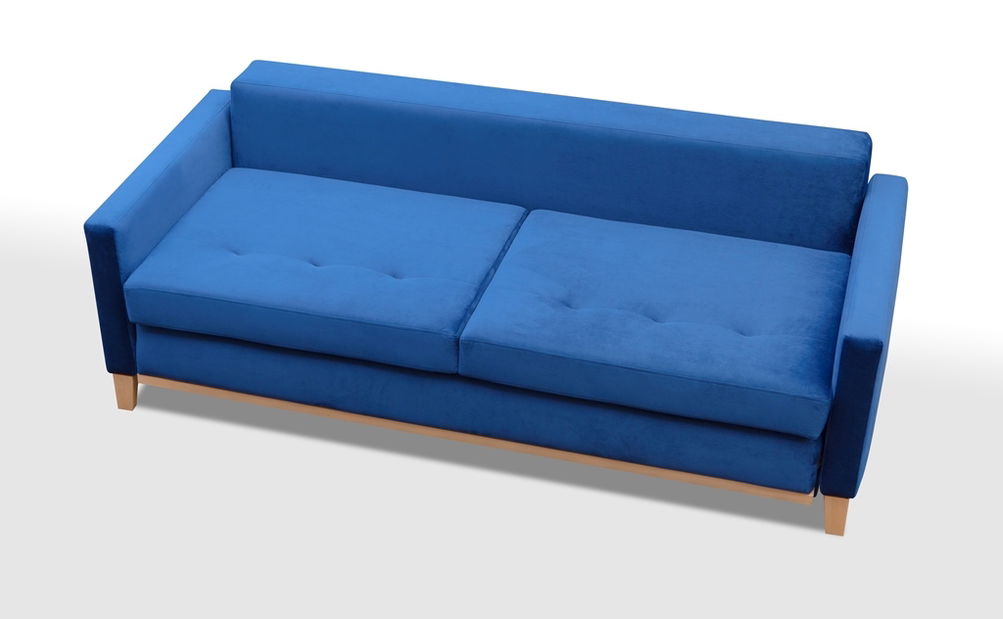 Pohovka trojsedačka Alva (tmavomodrá)