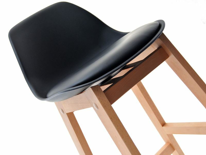 Scaun Evan (negru + fag)