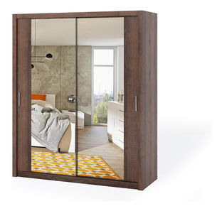 Dulap de haine Bonaparte SZ180 (Stejar monastery) (cu oglindă)