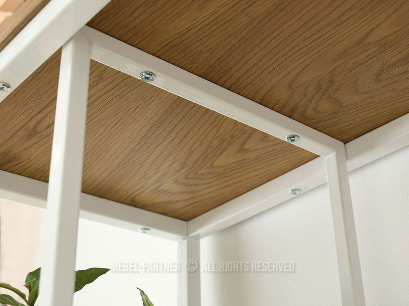 Regál Harp B (tölgy + fehér)