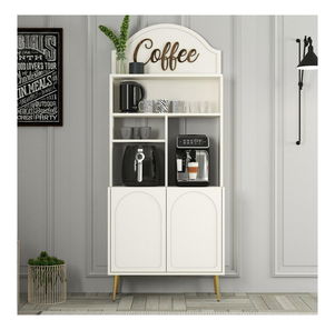 Príborník Lyantela 80 (krémová + zlatá)