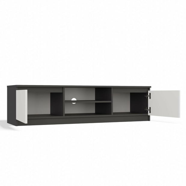 TV skrinka Musecalo 140 (antracit + biela)