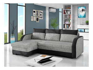 Colțar Julie (negru + gri maro)