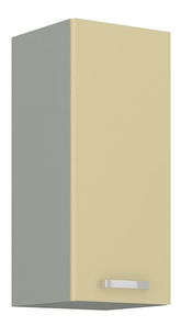 Gornji kuhinjski ormarić Kelyn 30 G-72 1F (korpus: krem sjaj + front: siva)