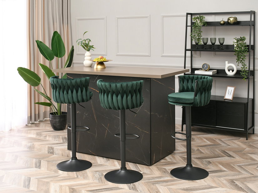 Scaun Adel (verde + negru)