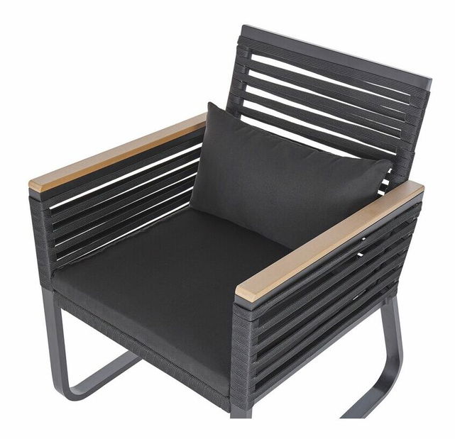 Záhradný set Carisa (čierna)