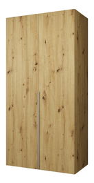Šatníková skriňa 100 cm Alice 1 (dub artisan + kašmír)
