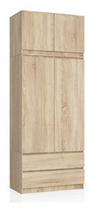 Szekrény Submarino (sonoma tölgy) (felépítménnyel)