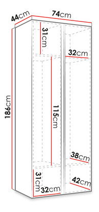 Mobilier hol Tovenaz (alb)