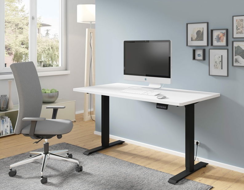Električni PC stolić Motiva 140 (bijela + crna)