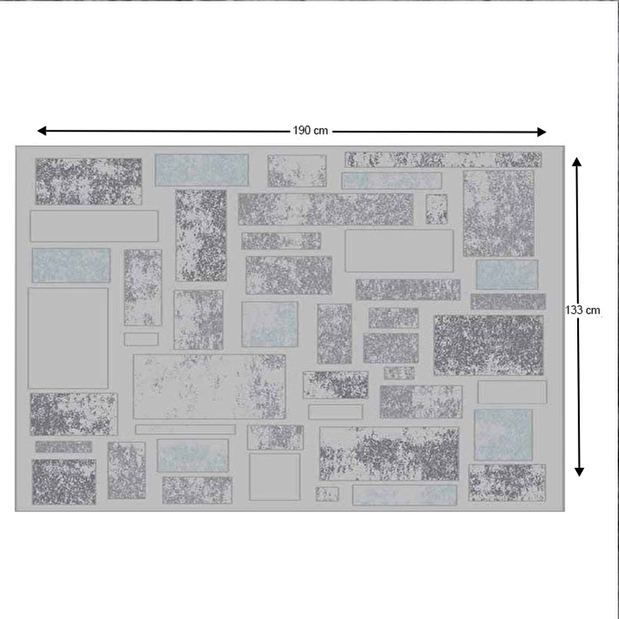 Koberec 133x190 cm Heally (viacfarebné)