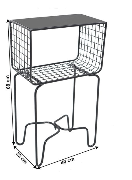 Metalni pomoćni stolić- Tempo Kondela