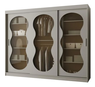 Šatníková skriňa 250 cm Boomer 3 (kašmír)