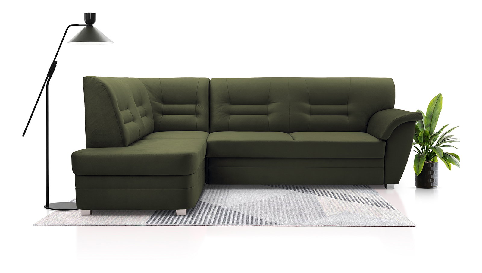 Kutna garnitura- Janeen (tamnozelena) (L)