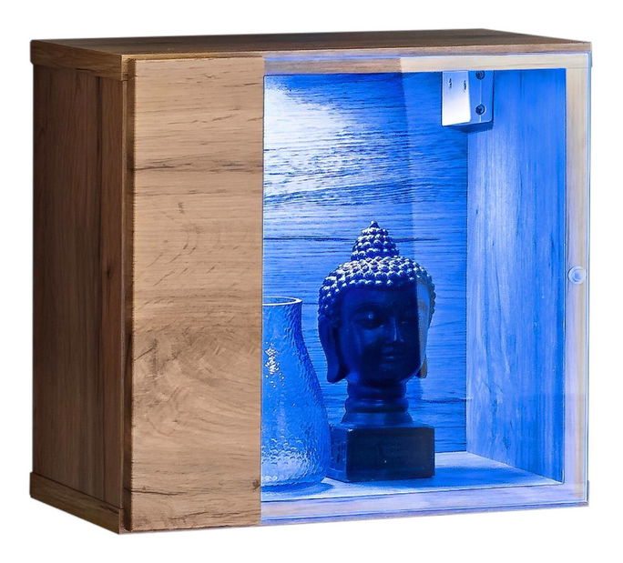 Zidna vitrina Southport 27 WT SW WW 5 (hrast wotan)