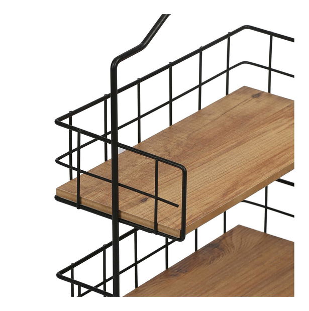 Polica za kupaonicu Tevuka (crna)