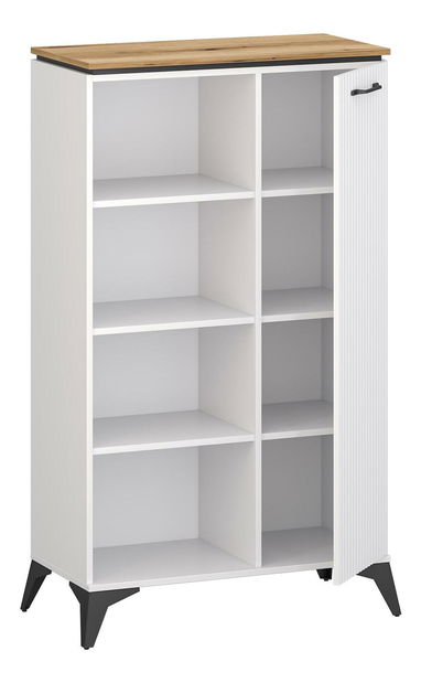 Regál Vejares (fehér + evoke tölgy) 