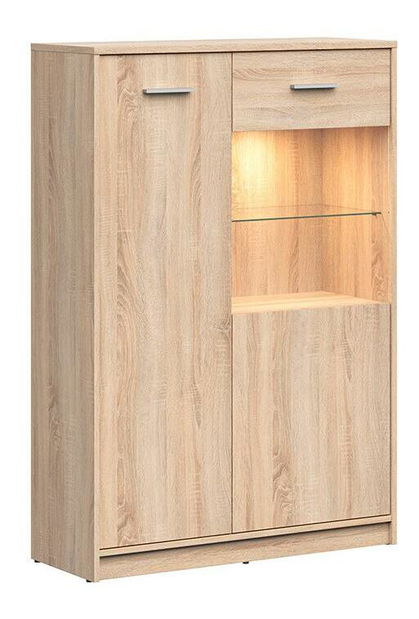 Vitrină Nepo Plus 24 (stejar sonoma) 