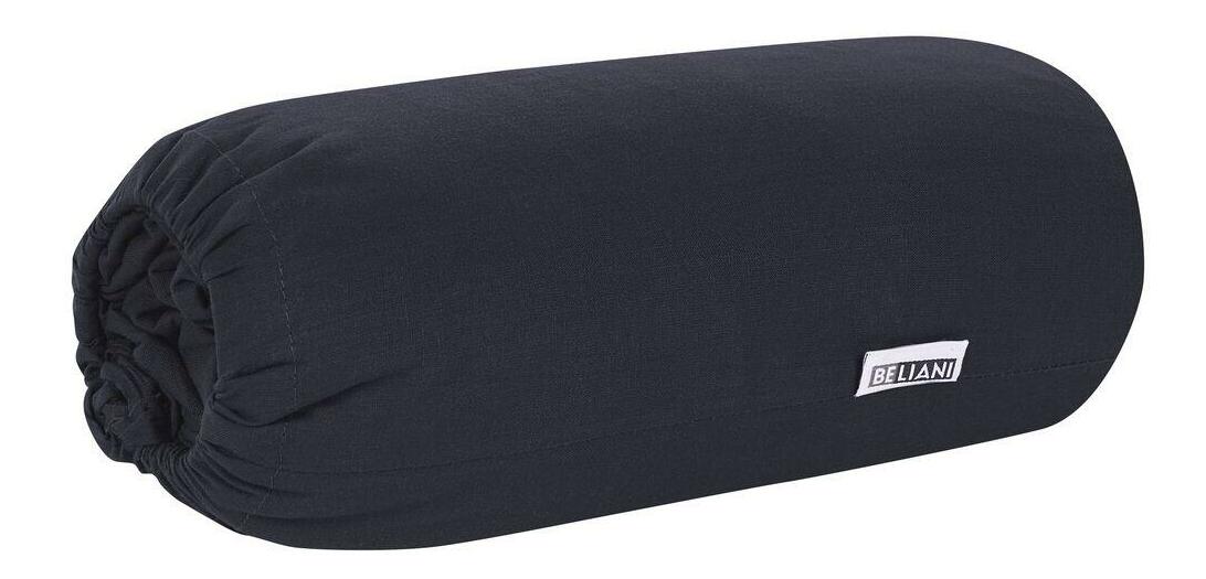 Plachta na posteľ 140 x 200 cm Januba (čierna)