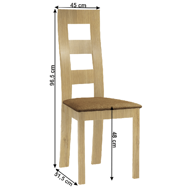 Set 2 ks. jedálenských stoličiek Faerna *bazár