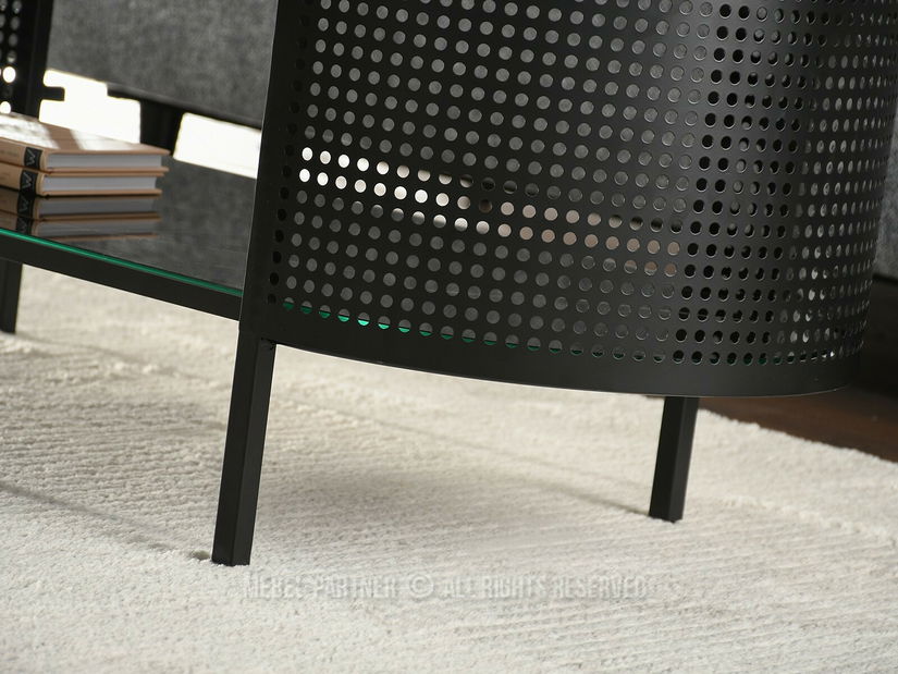 Stolić za kavu Organico (mramor + crna)