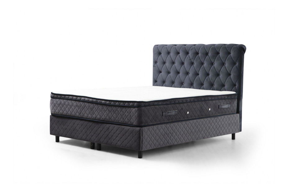 Boxspring posteľ 120 cm Sotima (antracit)