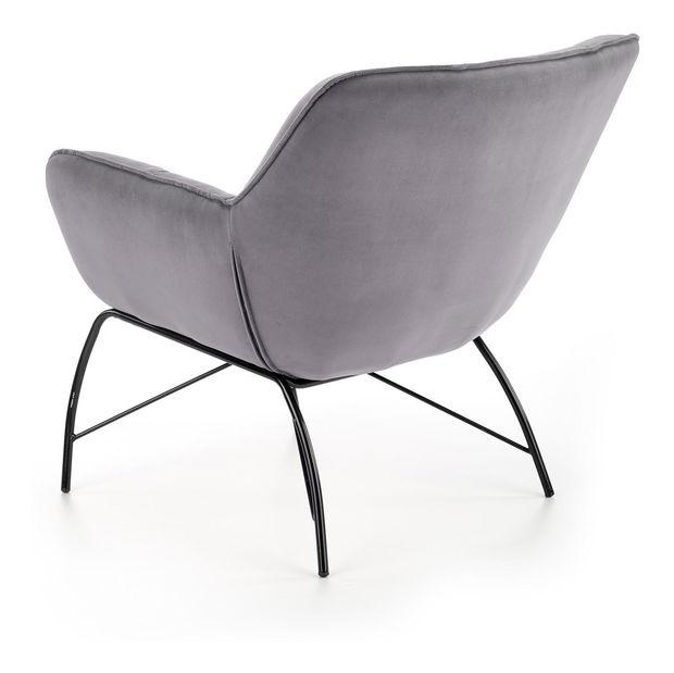 Fotoliu Betali (gri + negru)