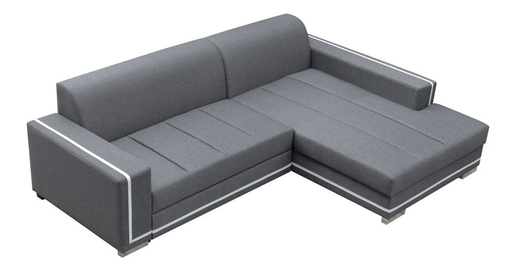 Rohová sedačka Marleen (tmavosivá) (L)