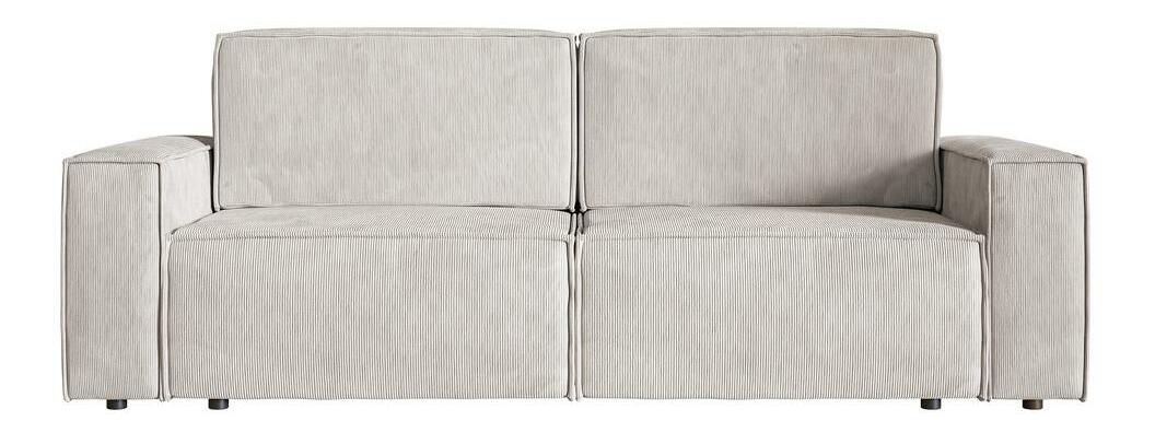 Háromszemélyes kanapé Copenhagen (homok + fekete)