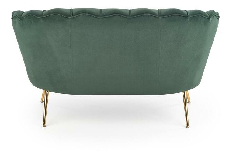 Kanapé Altha XL (zöld + arany)