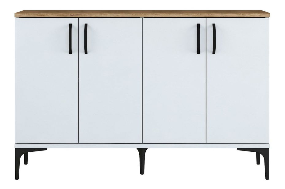 Dulap Jenaretta 162 (alb + nuc)