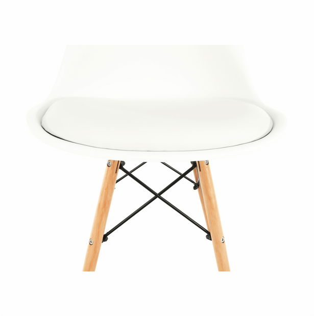 Scaun de sufragerie Kenda (alb)