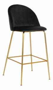 Barová stolička Llonina (čierna)