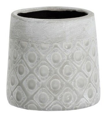 Kvetináč Jolipa Stojací Concrete Cognac (12x12x11cm) (Sivá)