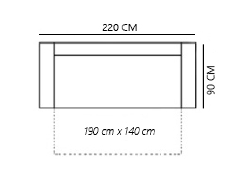 Sofa Haruna (crna + crvena)