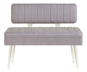 Klupa Vlasta 1 (bijela + siva) (s prostorom za odlaganje)