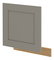 Dvierka na vstavanú umývačku riadu Lucid ZM 596 x 570 (dub artisan + claygrey)