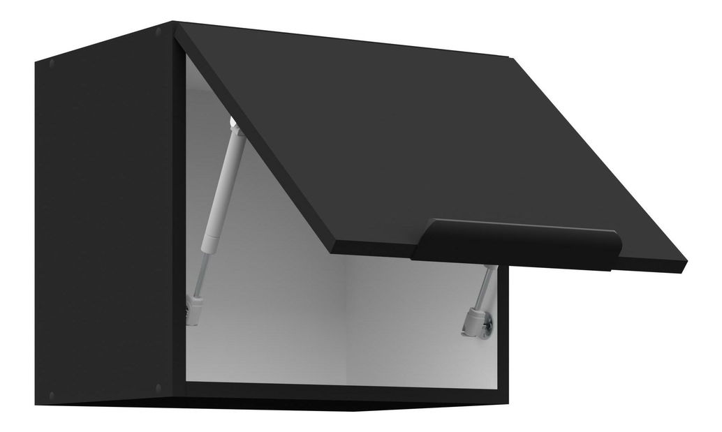 Dulap superior de bucătărie Sienla 40 GU 36 1F (negru mat)