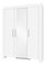 Šatníková skriňa Camber C1 (biela)