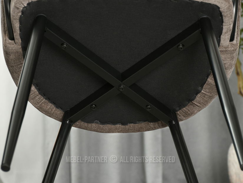 Scaun Carma K (nisipiu + negru)