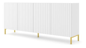 Ormarić 200 4D Warsaw (bijela + zlatna)