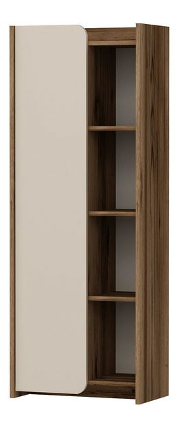 Regál Somimi 1 (orech svetlý + béžová) 