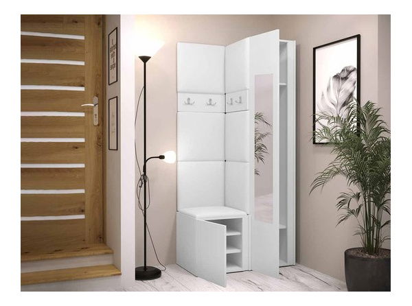 Mobilier hol Tovenaz XXV (stejar artisan + negru)