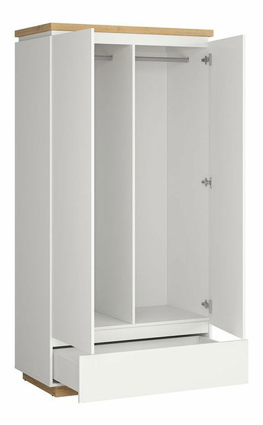 Šatníková skriňa BRW Erla SZF2D1S