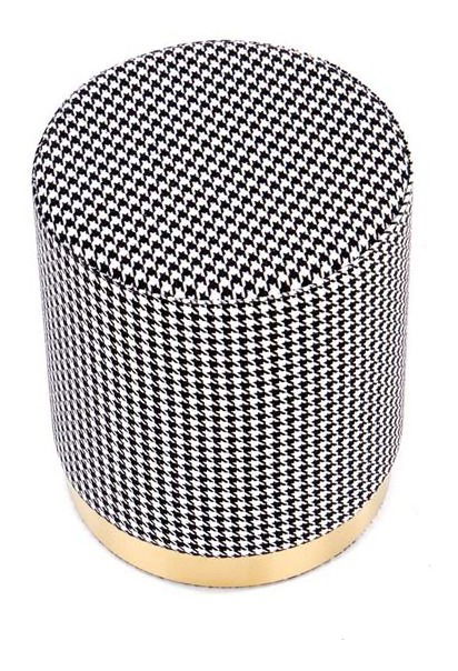 Tabure Apryl (bijela + crna + zlatna)